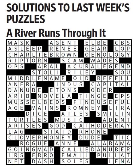 River through orleans wsj crossword. The Crossword Solver found 30 answers to "River through Venezuela", 7 letters crossword clue. The Crossword Solver finds answers to classic crosswords and cryptic crossword puzzles. Enter the length or pattern for better results. Click the answer to find similar crossword clues . Enter a Crossword Clue. 