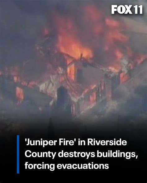 Riverside County fire destroys buildings, vehicles