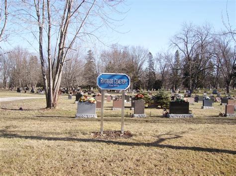 Riverside cemetery napanee.  With its tranquil setting and well-maintained grou...