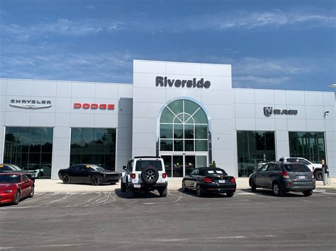 Riverside dodge. Business Profile for Riverside Dodge Chrysler Jeep. New Car Dealers. At-a-glance. Contact Information. 160 38th Street East. Prince Albert, SK S6W 1A6. Get Directions. Visit Website (306) 764-4217. 