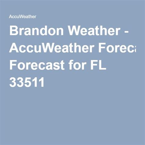 Riverview, FL Overnight Weather AccuWeather