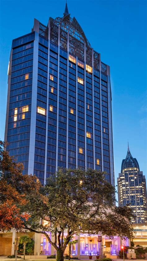 Riverview plaza hotel. 64 South Water Street, I-10, Exit 26B, Mobile, AL 36602 18009161392. From $144 See Rates. Check In. 1600. Check Out. 1100. Rated High. Upscale, smoke-free, full-service hotel near I-10 and Mobile Bay. 