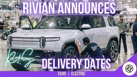 The Rivian R1T started deliveries in October 2021, and the R1S foll
