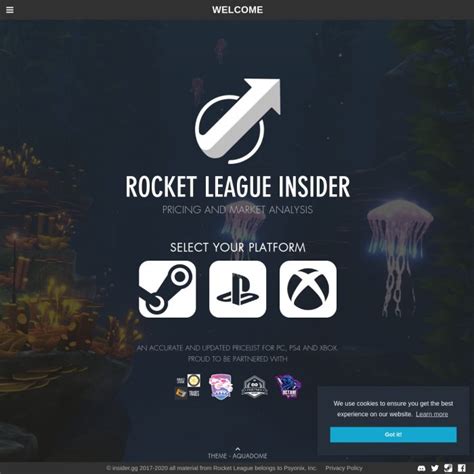 Rlinsider.gg xbox. Rocket League Insider - Rocket League Prices PC, PSN, Xbox & Switch, updated hourly. See which items are rising and falling, get prices and trading advice now! 