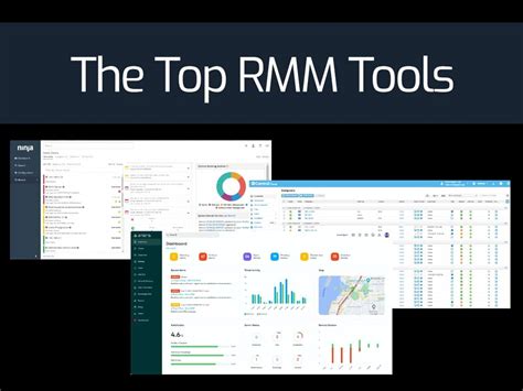 Rmm tools. 18 Feb 2022 ... Top RMM software comparison · Atera · NinjaOne · Syncro · Auvik · Addigy ... 