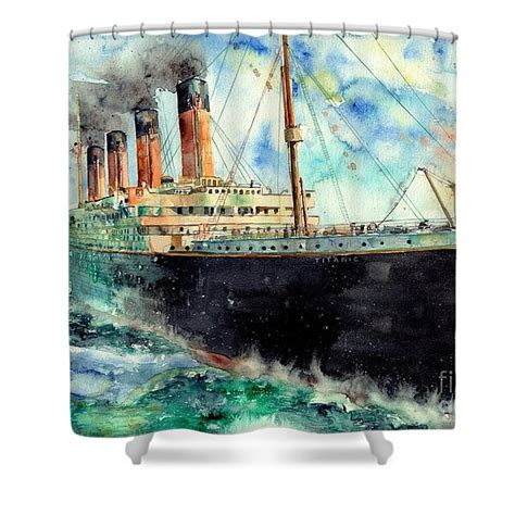 Rms Titanic Shower Curtains - Fine Art America