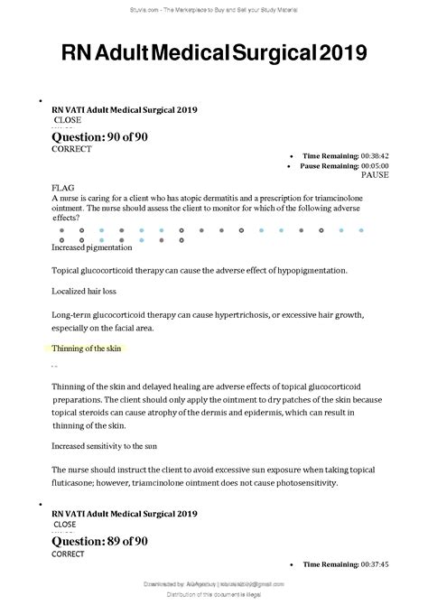 ATI RN Adult Medical Surgical Practice 2019 -2023 with NGN. 194 terms. eljon25. Preview. venous disorders. 57 terms. rlopez200. Preview. Patient care test 4. 40 terms ... 