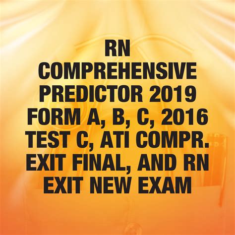 ATI RN Comprehensive Predictor 2019 Form B wi