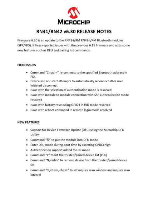 Rn42 firmware dump download.  The RN42 supports multiple interface protocols, is simpl...