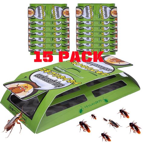 Roach killer indoor. Roach Killer Indoor Infestation - 12 Roach Bait Traps | Effective German Roach Killer for Home Infestation - Child and Pet Safe Roach Traps Indoor Easy-to-Use Glue Traps for Roaches – dummy Trap A Roach - 10 Traps [2 Pack] Baited Glue Traps, Great for Home with Kids & Pets Indoor, Sticky Pest Control Trap, Roach … 