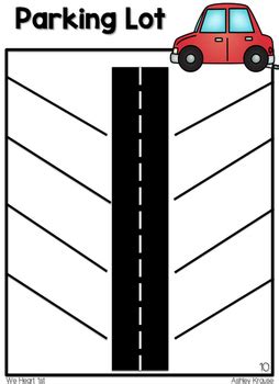 Road And Car Parking Lot Clipart Teaching Resources TPT