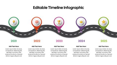 Road Map Timeline For Powerpoint And Google Slides