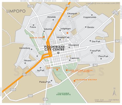 Road Map from Polokwane Central to Botlokwa - Distance To