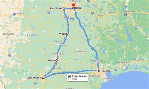 Road Trip Hotels From Amarillo, Texas to Dallas, Texas Driving ...