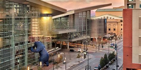 Road closing for events in downtown Denver near Colorado Convention Center