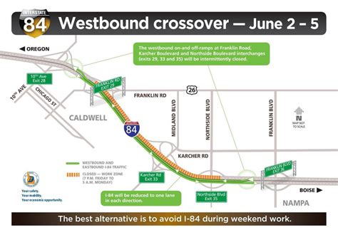 Cloverdale Road will remain closed between Franklin Road and Camas Drive during construction, but one lane of travel in each direction will be open by June 15, 2019. Details of the improvements are listed below. The public will experience immediate impacts of the construction as crews demolish the damaged bridge over Interstate 84.
