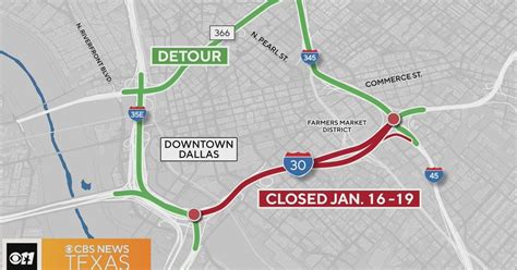 Road closures in dallas this weekend. .  ...