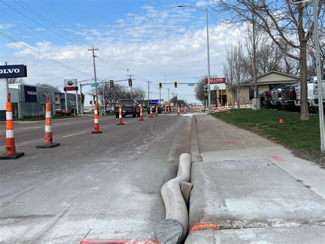 Sioux Falls road closures Saturday morning.