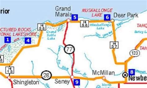 Road conditions from Superior to Grand Marais