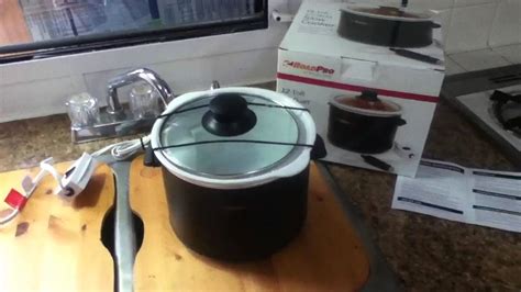 Road pro 12v crock pot slow cooker - YouTube