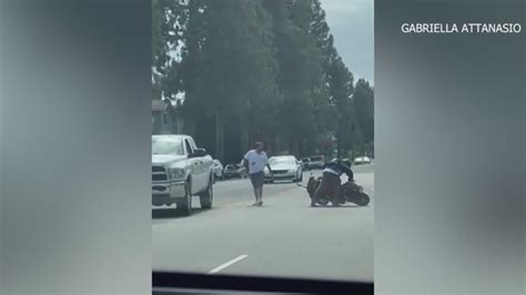 Road-rage brawl in Granada Hills caught on camera
