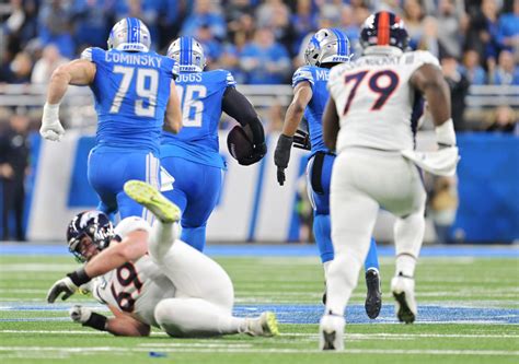 Road-weary Broncos turned to road kill in blowout, prime-time loss at Detroit