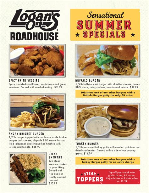 Roadhouse Specials - Logan