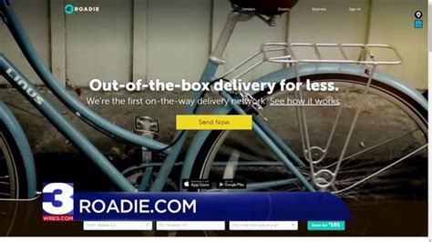 Roadie is an on-demand delivery service that matches d