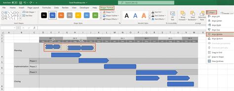 Roadmap planner excel amazonqust
