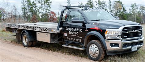 Roadrunner towing. Hours. 24 Hours 7 Days a Week. Drop us a line! Get directions. We offer any kind of towing services including: local, light or heavy duty towing, dolly towing, emergency towing, accident removal, flatbed towing, motorcycle towing, and more – all preformed professionally and to our clients satisfaction while keeping them and their vehicles ... 
