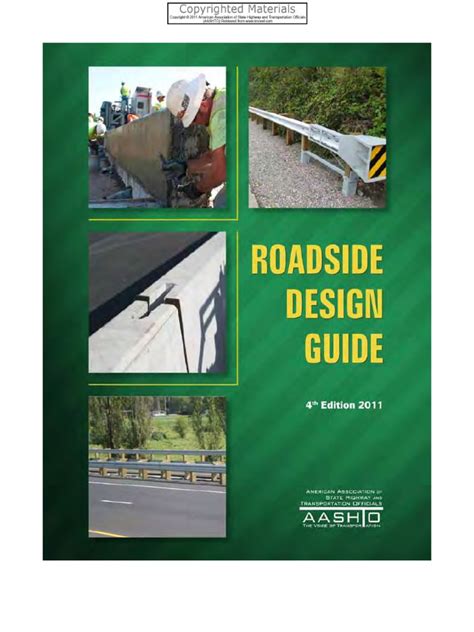 Roadside design guide 4th edition 2011. - Handbook of chemicals and safety by t s s dikshith.