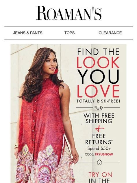 Plus Size Clearance Intimates. $24.99 $34.99 From $7.98 Limited Time Price! $56.99 $42.99 Limited Time Price! Limited Time Price! Great savings on modern and classic styles when you shop our clearance plus size coats & jackets at Roamans.com. Get the best price in on-trend plus size fashions today!. 