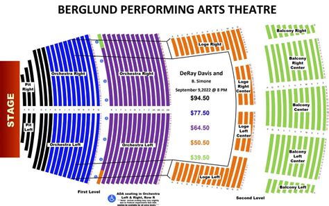 General Admission seating chart at Berglund Special Events Center. View General Admission seating chart with seat views and seat numbers for the tickets you would like to buy with our interactive seat map.