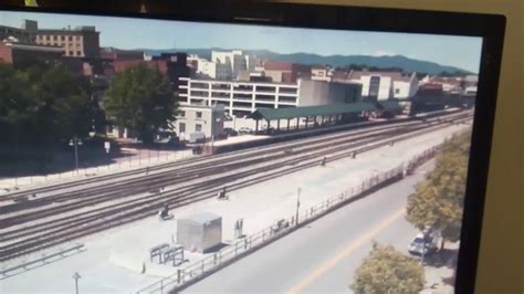 Roanoke rail cam. Roanoke Rail Cams. Downtown Roanoke, VA from the Hotal Roanoke pedestrian walkway. Looking east Looking west 