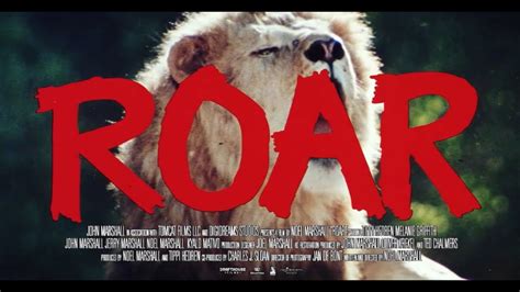 Roar the movie. Visit the movie page for 'Roar' on Moviefone. Discover the movie's synopsis, cast details and release date. Watch trailers, exclusive interviews, and movie review. Your guide to this cinematic ... 