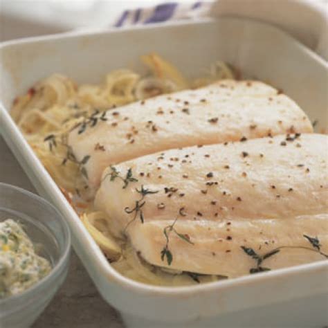 Roast Halibut with Herb Butter Williams Sonoma