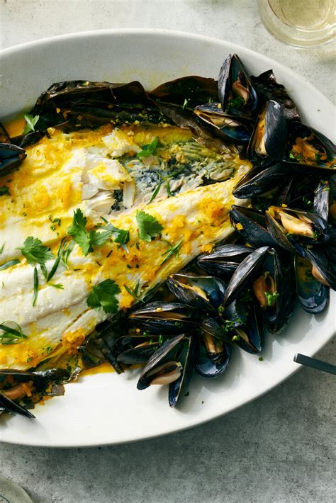 Roasted Halibut With Mussel Butter Sauce Recipe - NYT Cooking