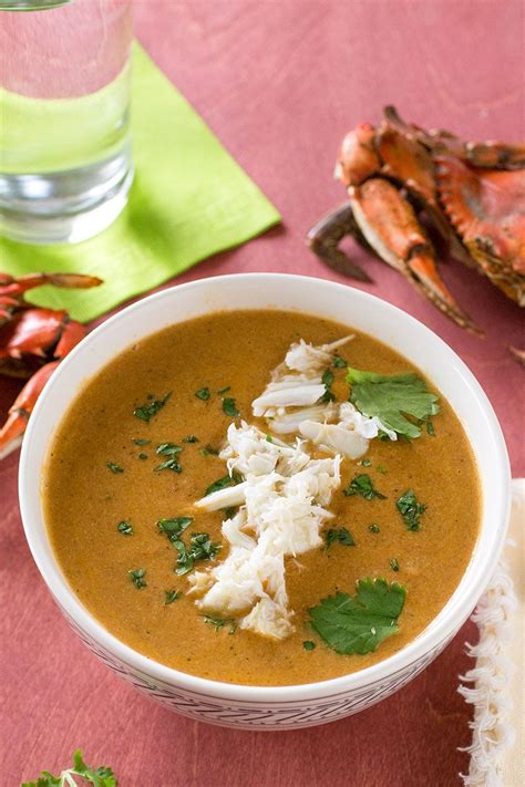 Roasted Red Pepper and Blue Crab Bisque from the Chesapeake …