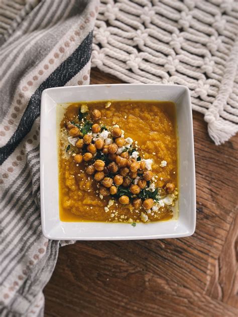 Roasted Swede Soup with Chickpeas - The Homesteading RD