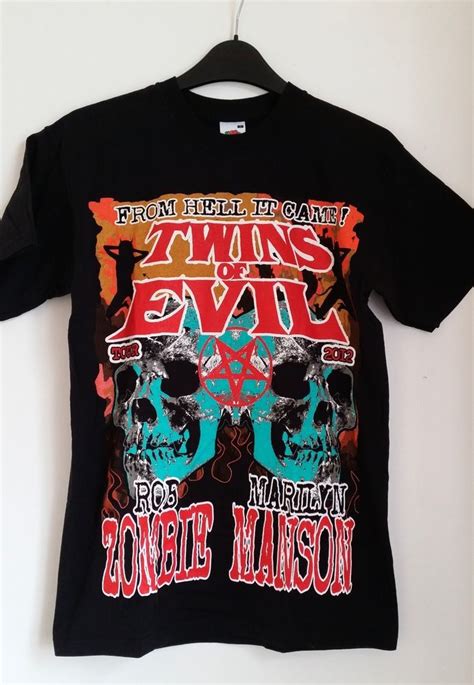 Rob Zombie 2012 VIP Tour Shirt XL used Twins Of Evil Tour …