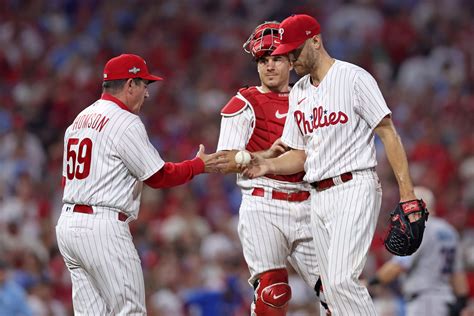 Still, the Phillies were in business holding a 4-1 lead through six innings. Rob Thomson decided to send his ace Wheeler back out for the seventh inning and that's where the wheels started to fall .... 