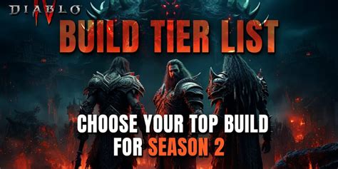 Rob2628 The Best Builds for Starting Season 2 Class Tier List Diablo 4