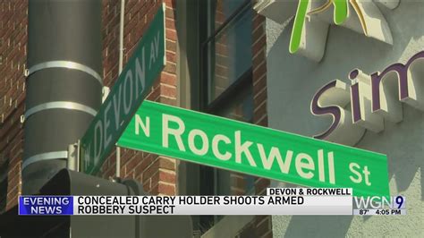 Robbery suspect shot by concealed carry holder on North Side