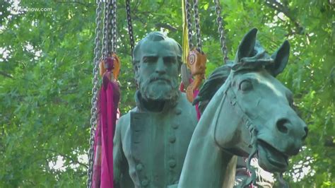 Robert E. Lee statue that prompted deadly protest in Virginia melted down