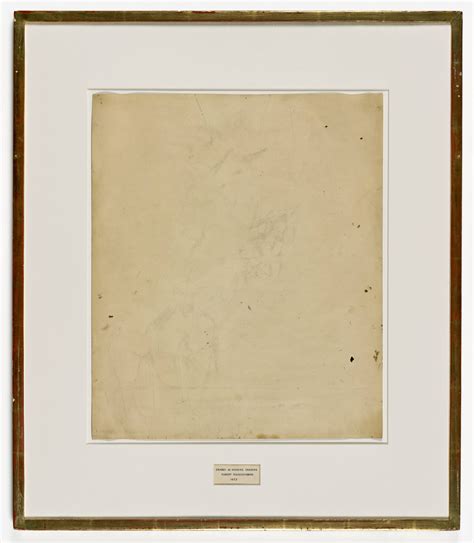 Robert Rauschenberg, Erased de Kooning Drawing, …