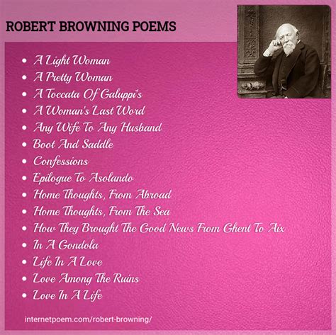 Robert browning biography poems for high school