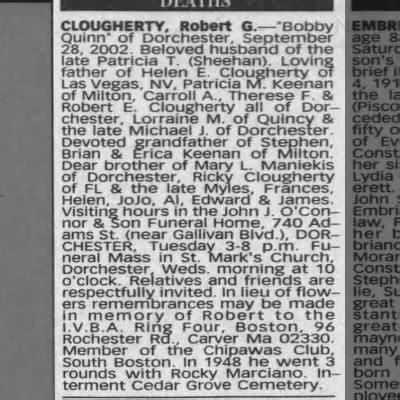 Charles Henry Clougherty, Jr, 85 years old, born on July 14, 1938 in Roxbury, Massachusetts, passed away on January 10, 2024 in Claremont, NH. He attended Medfield High School and Wentworth Institute. 