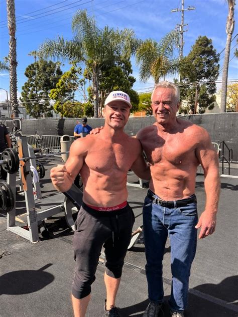 Robert kennedy jr body. A clip of Robert F. Kennedy Jr. working out at an outdoor gym while shirtless has gone viral on Twitter, being viewed more than 10.5 million times so far. 