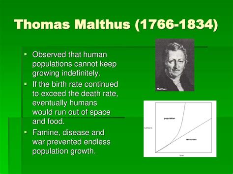 Robert thomas malthus evolution theory