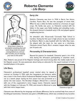 Roberto clemente biography article